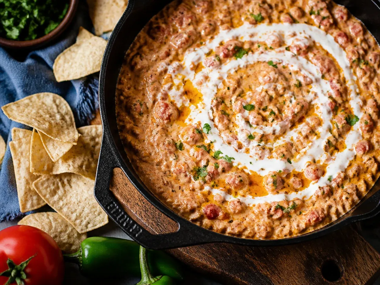 Small cubes of cheese melting quickly in a crockpot set to high for a faster rotel dip