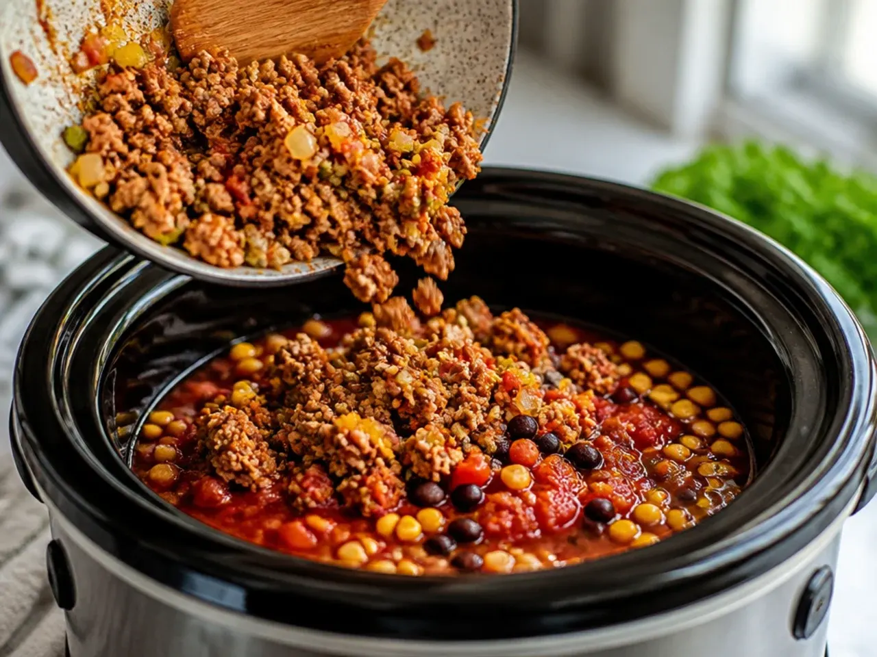 crockpot taco soup recipe step 3