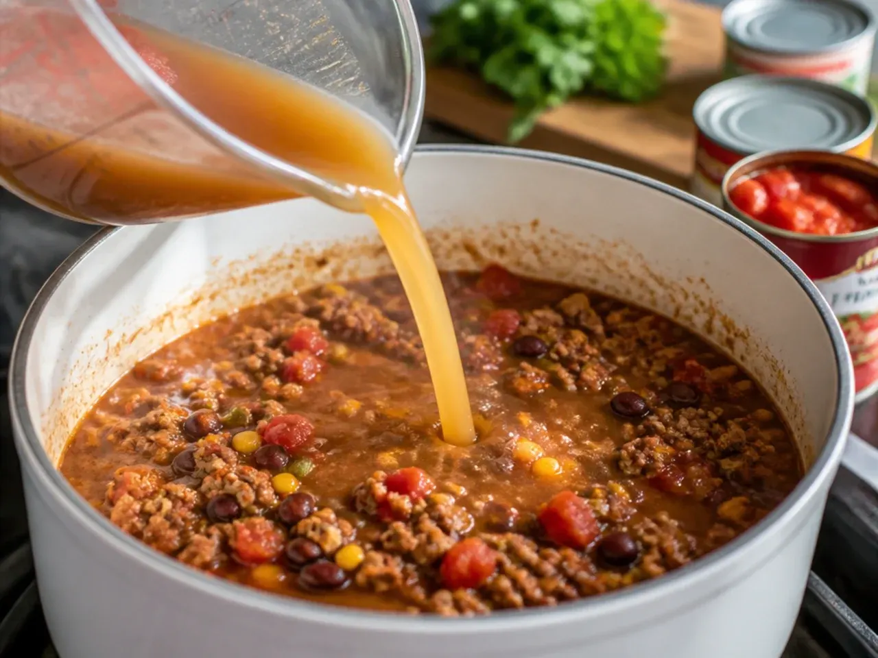 crockpot taco soup recipe step 4