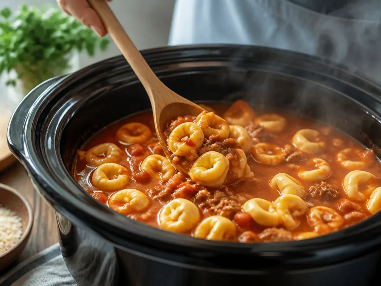 crockpot tortellini recipes recipe step 4