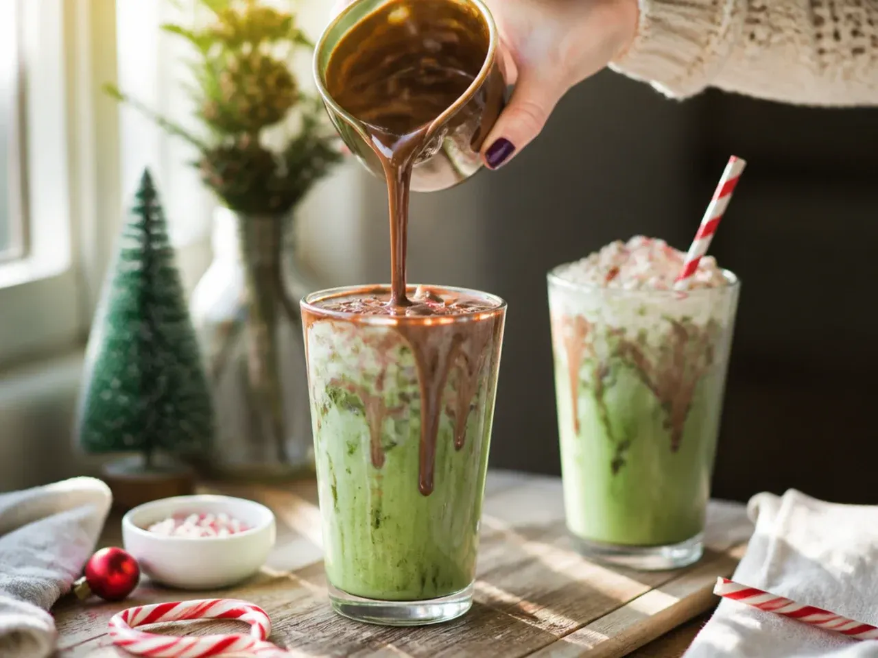 cute christmas drinks recipe step 2
