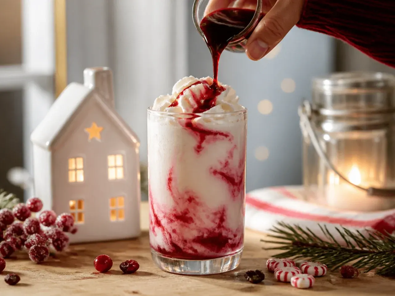 cute christmas drinks recipe step 6