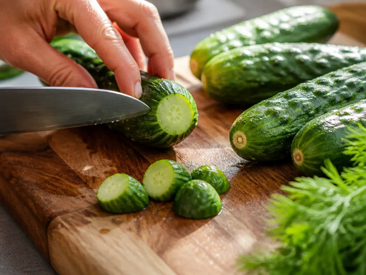 dill pickles homemade easy refrigerator recipe step 3
