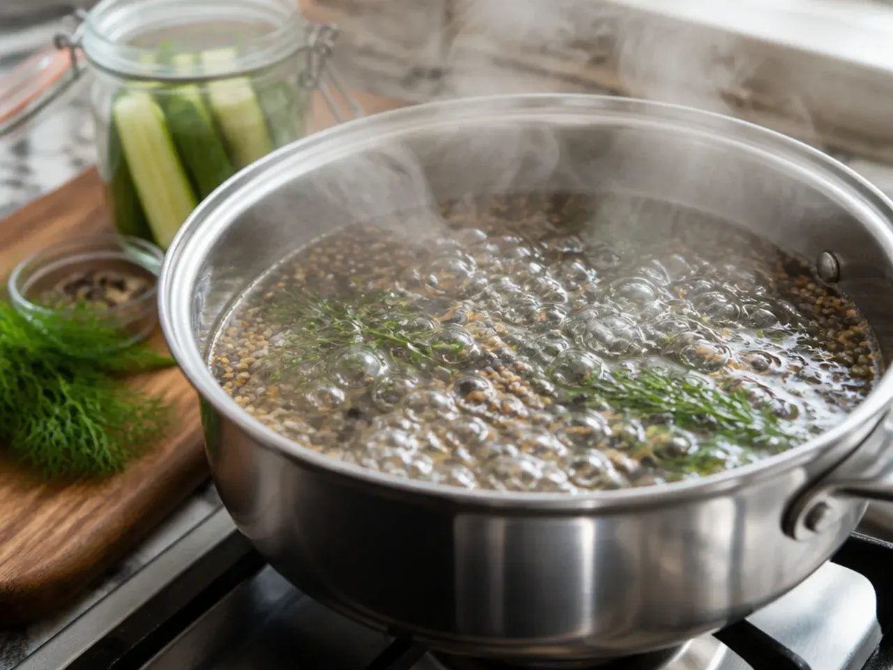 dill pickles homemade easy refrigerator recipe step 11