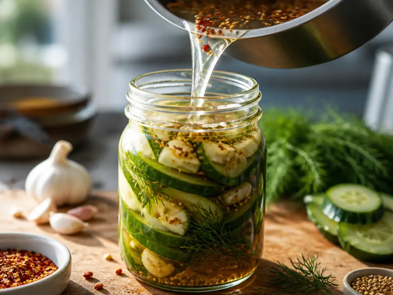 dill pickles homemade easy refrigerator recipe step 15
