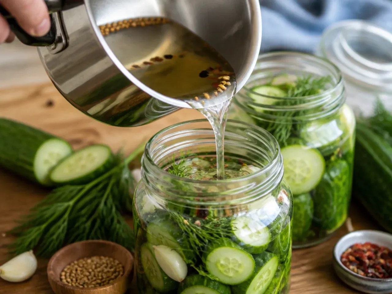 dill pickles homemade easy refrigerator recipe step 18