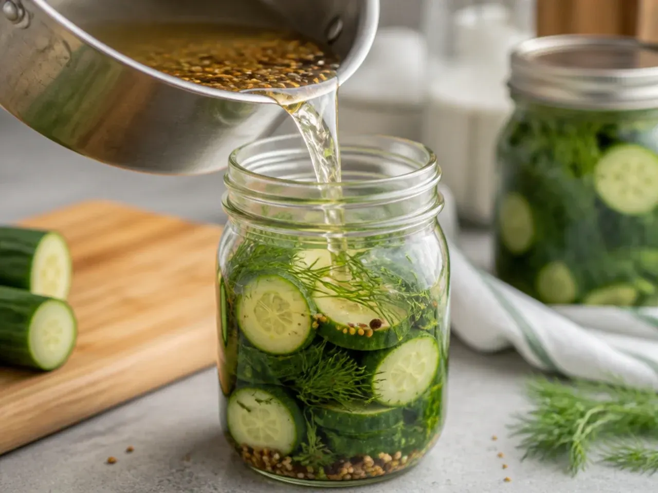 dill pickles homemade easy refrigerator recipe step 19