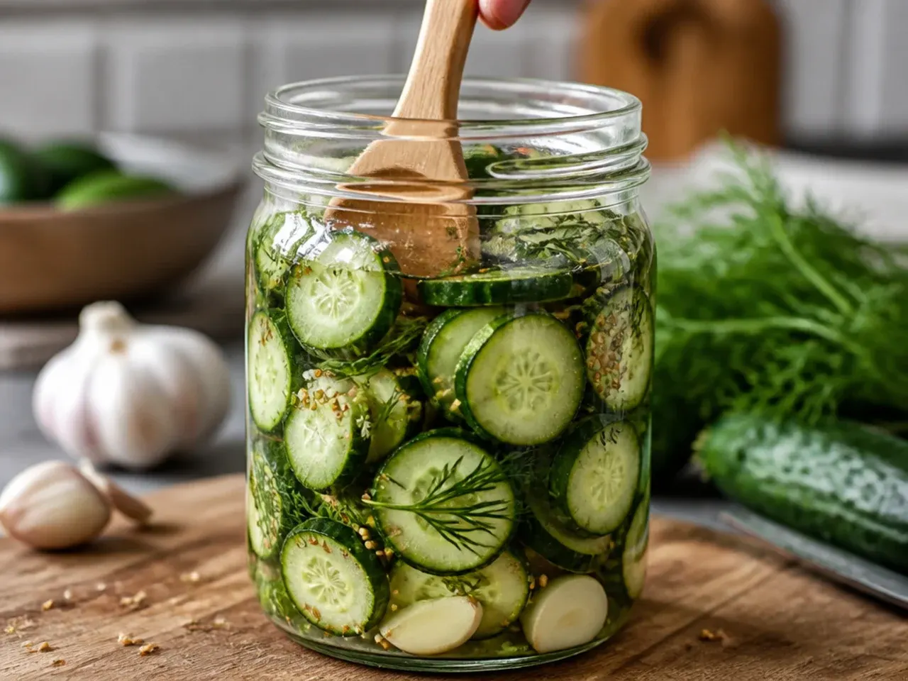 dill pickles homemade easy refrigerator recipe step 21