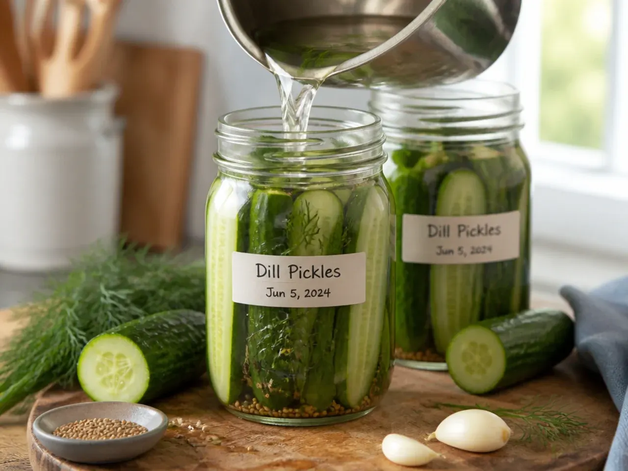 dill pickles homemade easy refrigerator recipe step 25