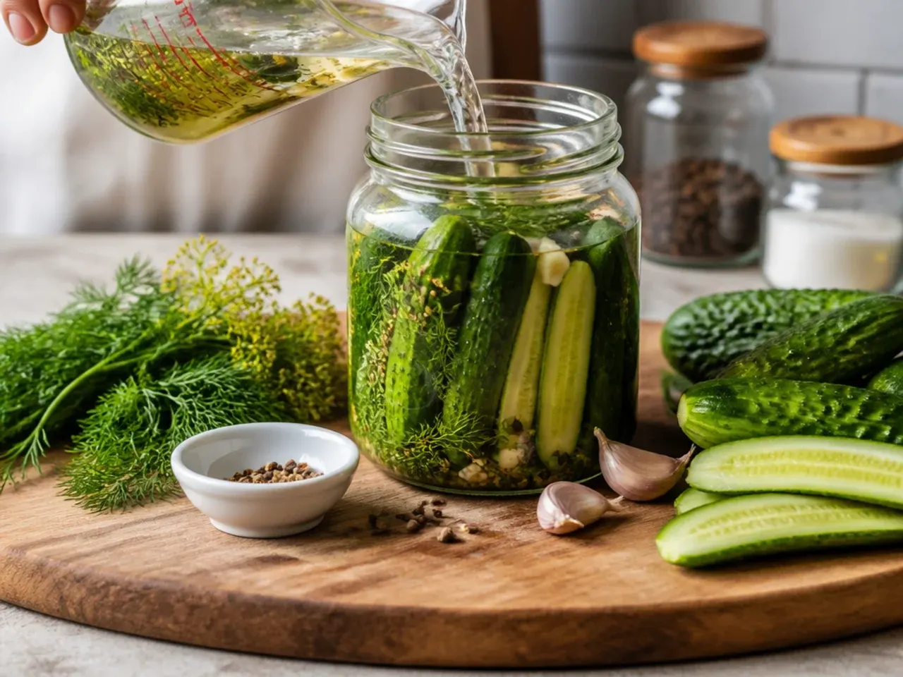 dill pickles homemade easy refrigerator recipe step 27