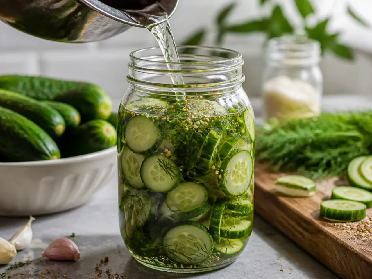 dill pickles homemade easy refrigerator recipe step 30