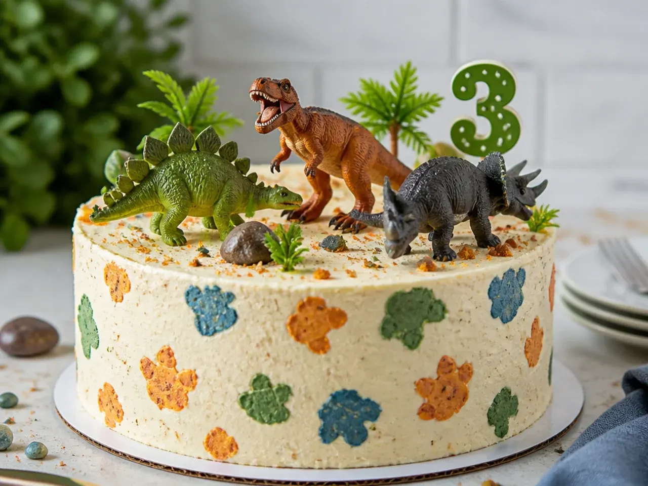 Common mistakes to avoid with dinosaur cake toppers on buttercream