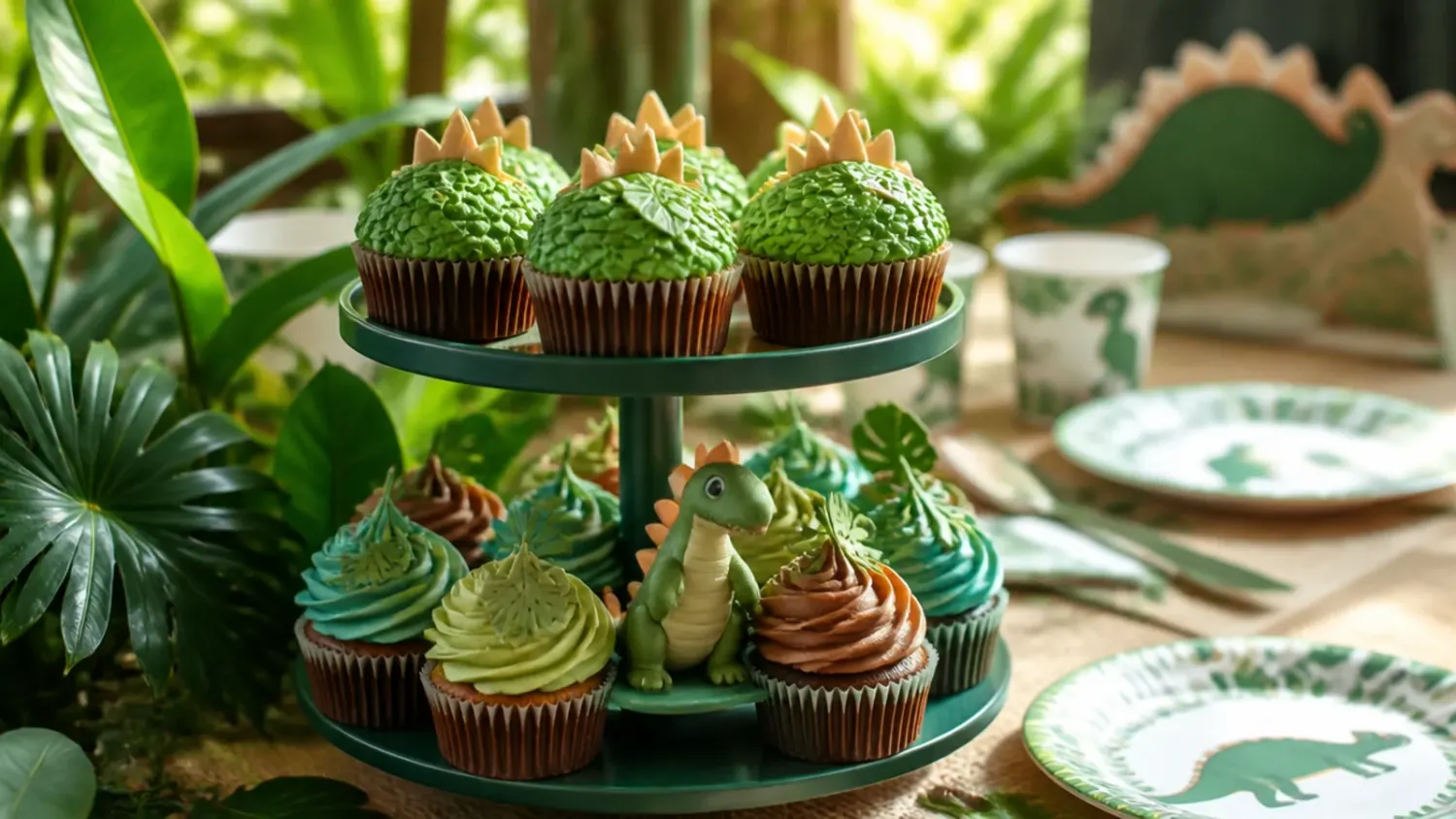 dinosaur cupcakes — 30 Creative Dinosaur Cupcake Ideas to Bake
