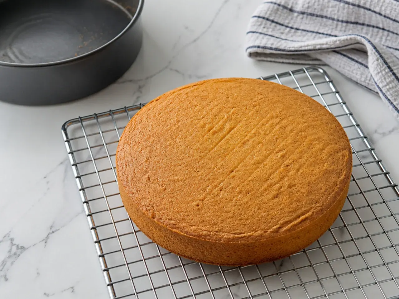 dinosaur fondant cake — step 1: bake the madeira base