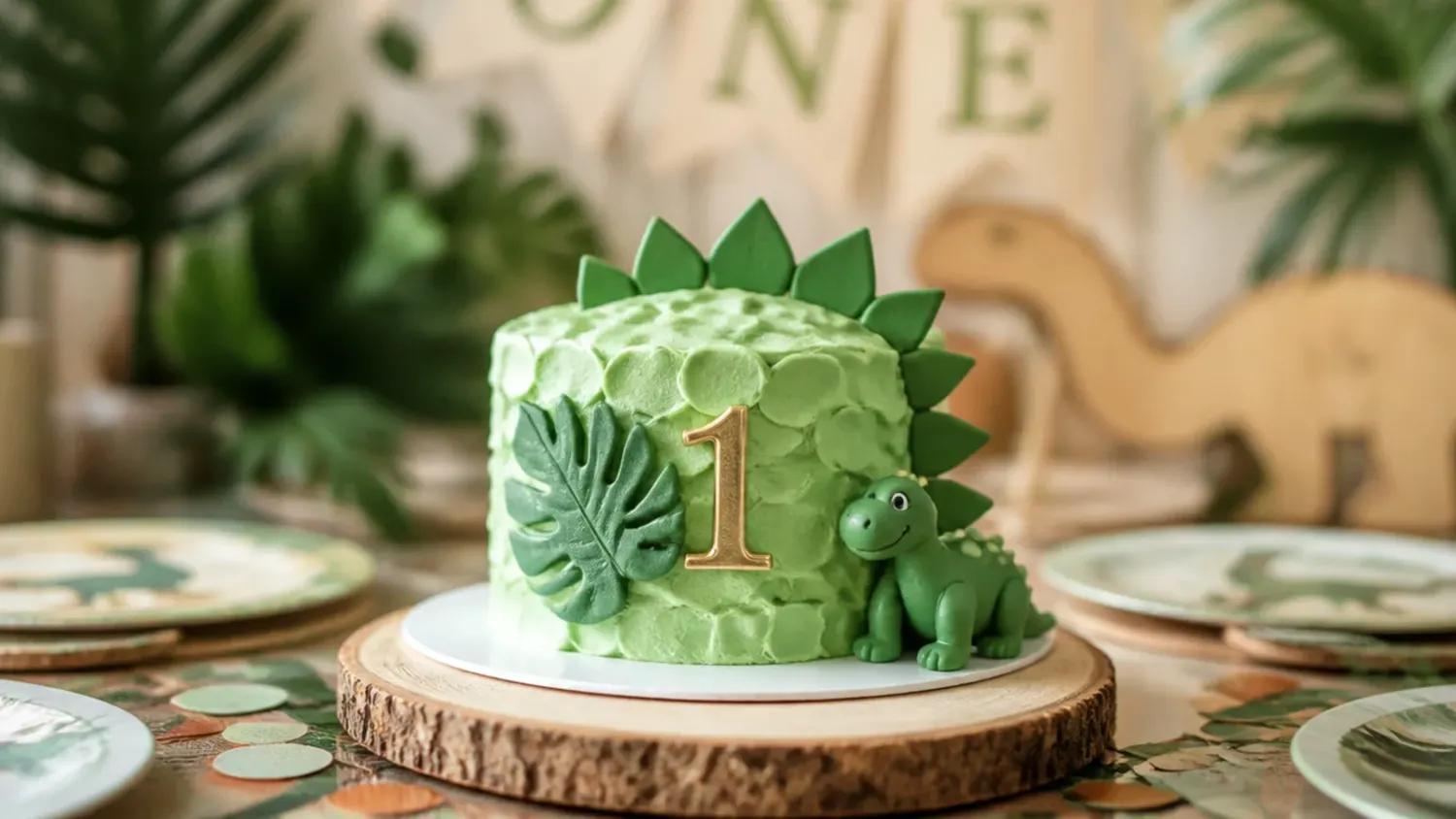 dinosaur smash cake — 15 Cute Dinosaur Smash Cakes for 1st Party