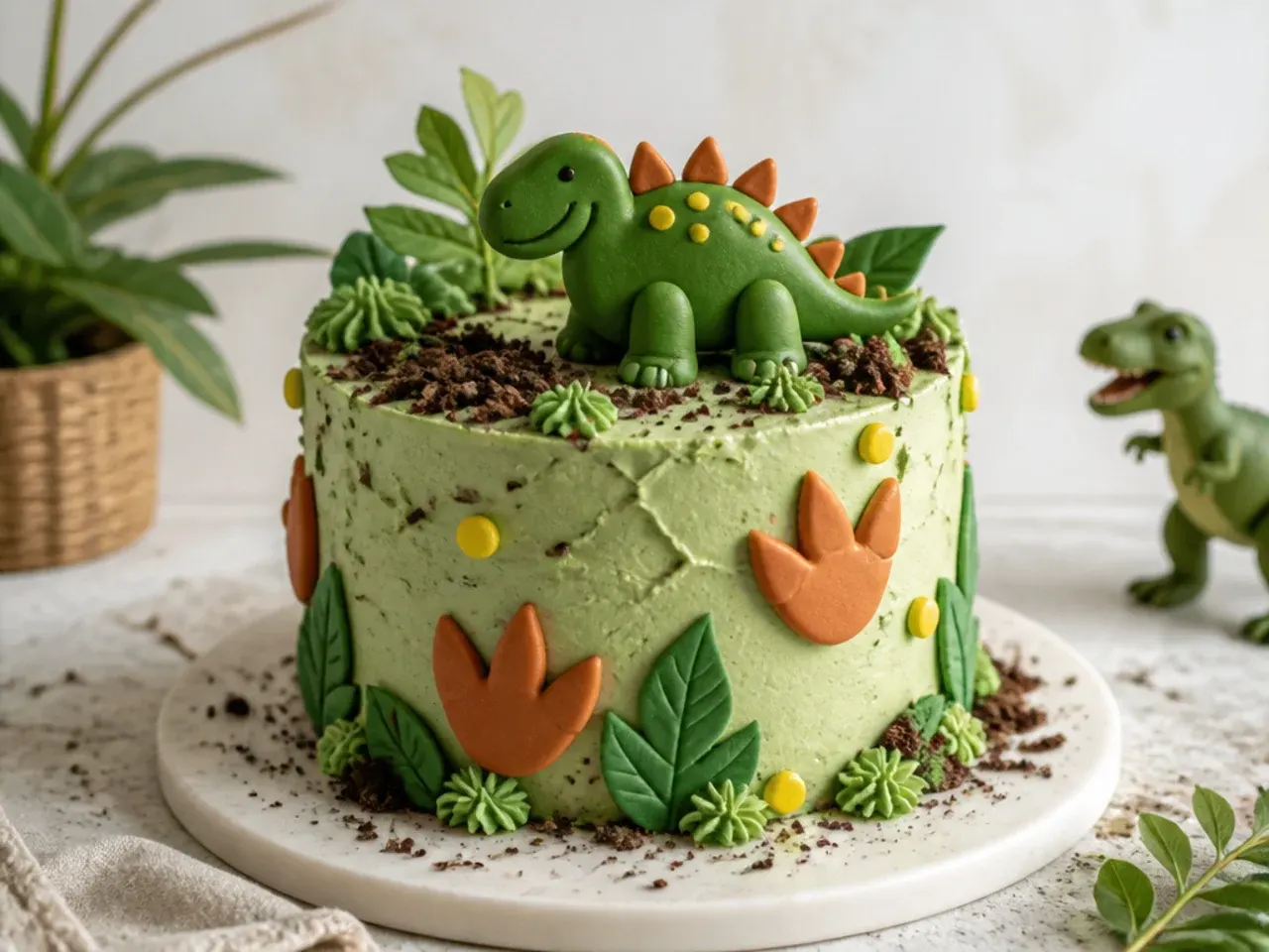 Common mistakes to avoid when decorating a dinosaur smash cake