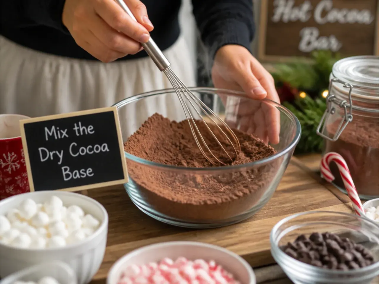 diy dollar tree hot cocoa bar recipe step 1