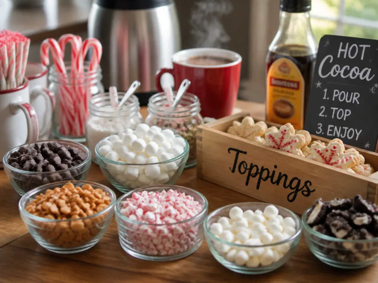 diy dollar tree hot cocoa bar recipe step 2