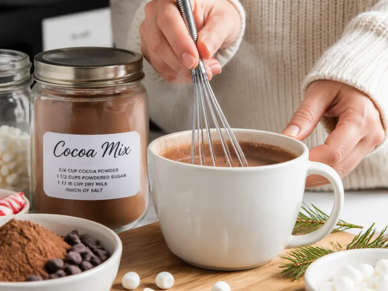 diy dollar tree hot cocoa bar recipe step 4