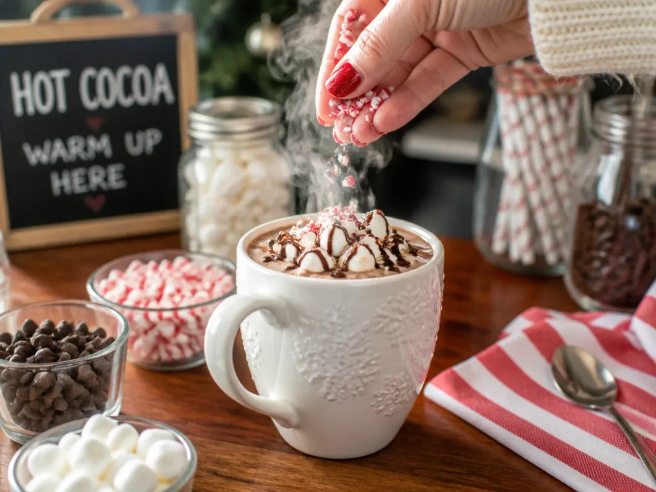 diy dollar tree hot cocoa bar recipe step 6