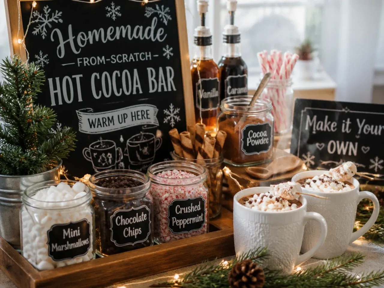 Rich homemade hot chocolate made from melted dark chocolate