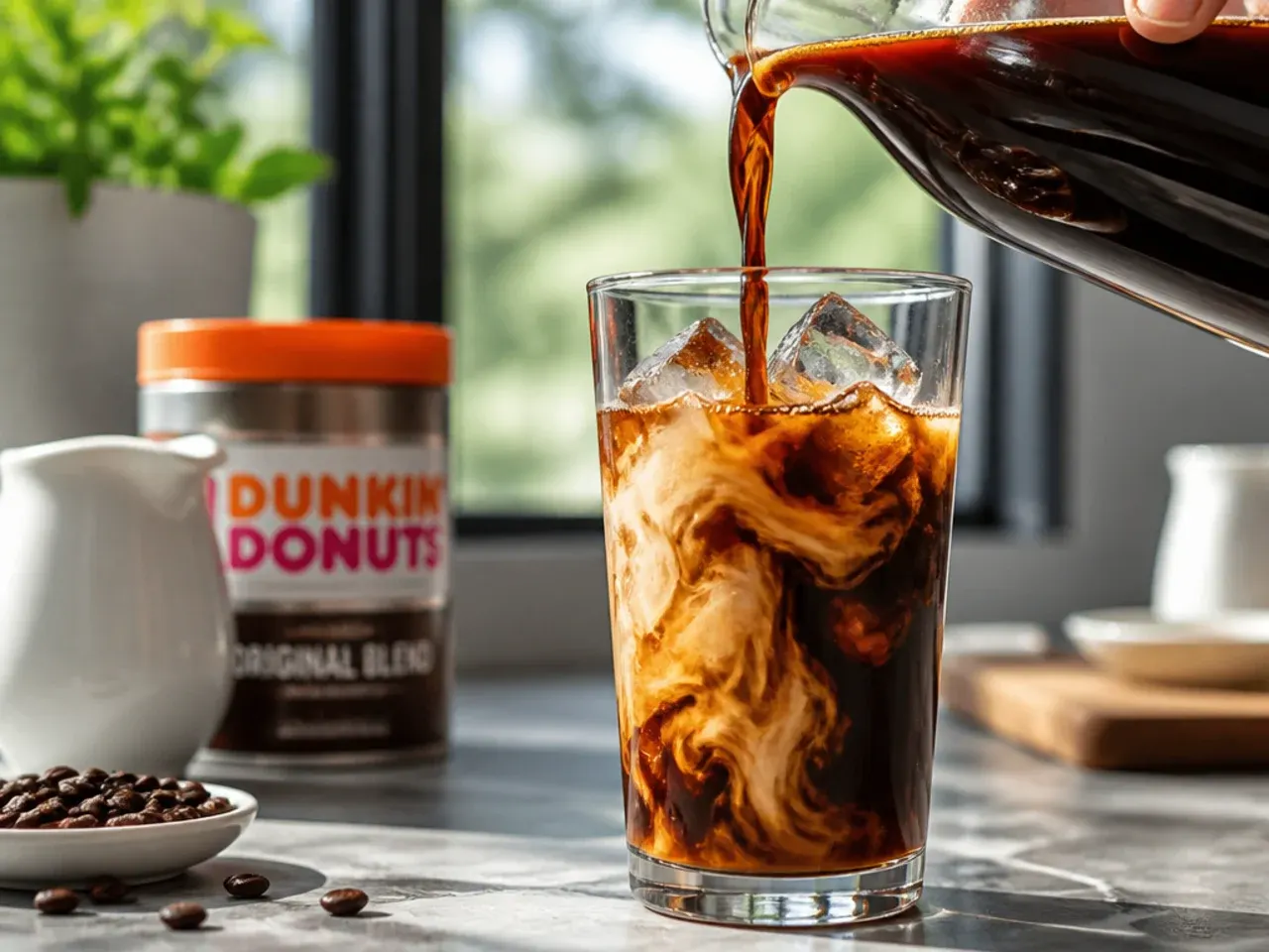 dunkin coffee drinks recipe step 1
