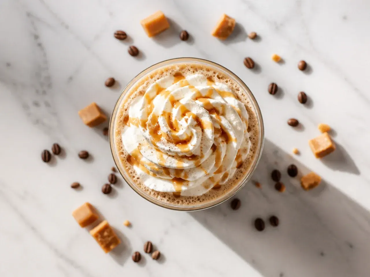 Classic hot brewed coffee with cream swirling in a white mug