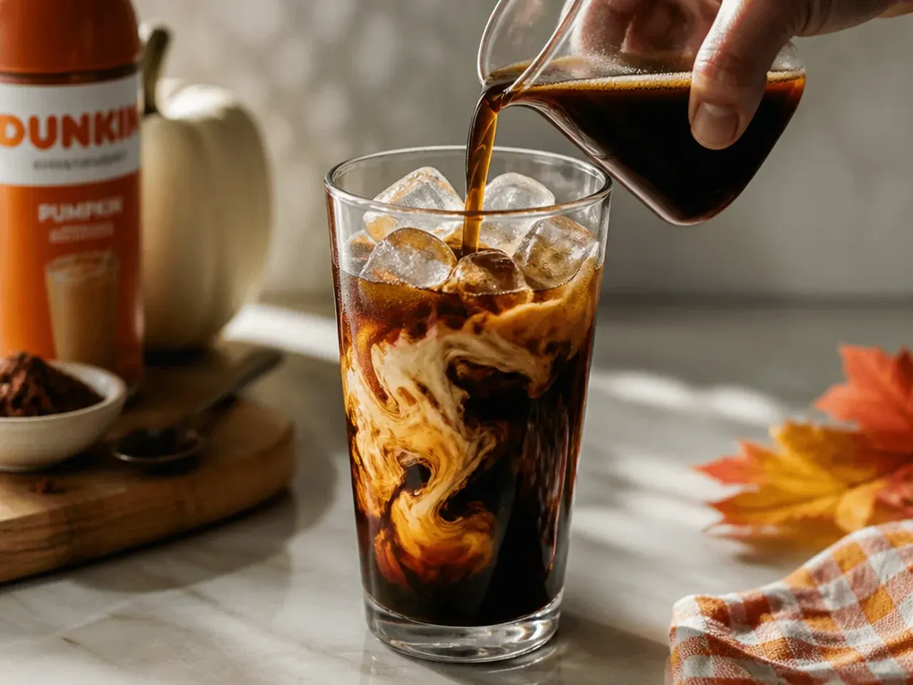 dunkin fall drinks recipe step 4