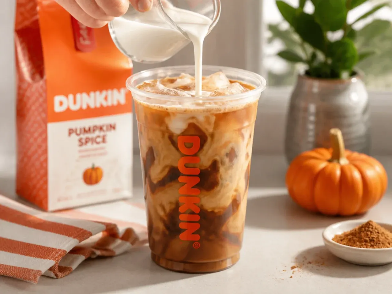 dunkin fall drinks recipe step 6