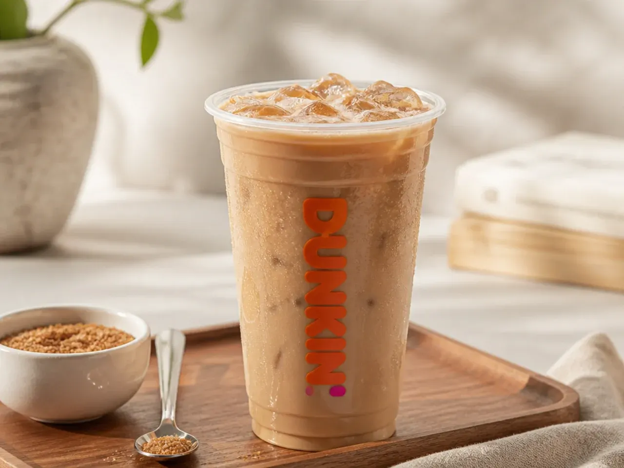Assortment of garnished copycat drinks with whipped cream and syrup drizzle