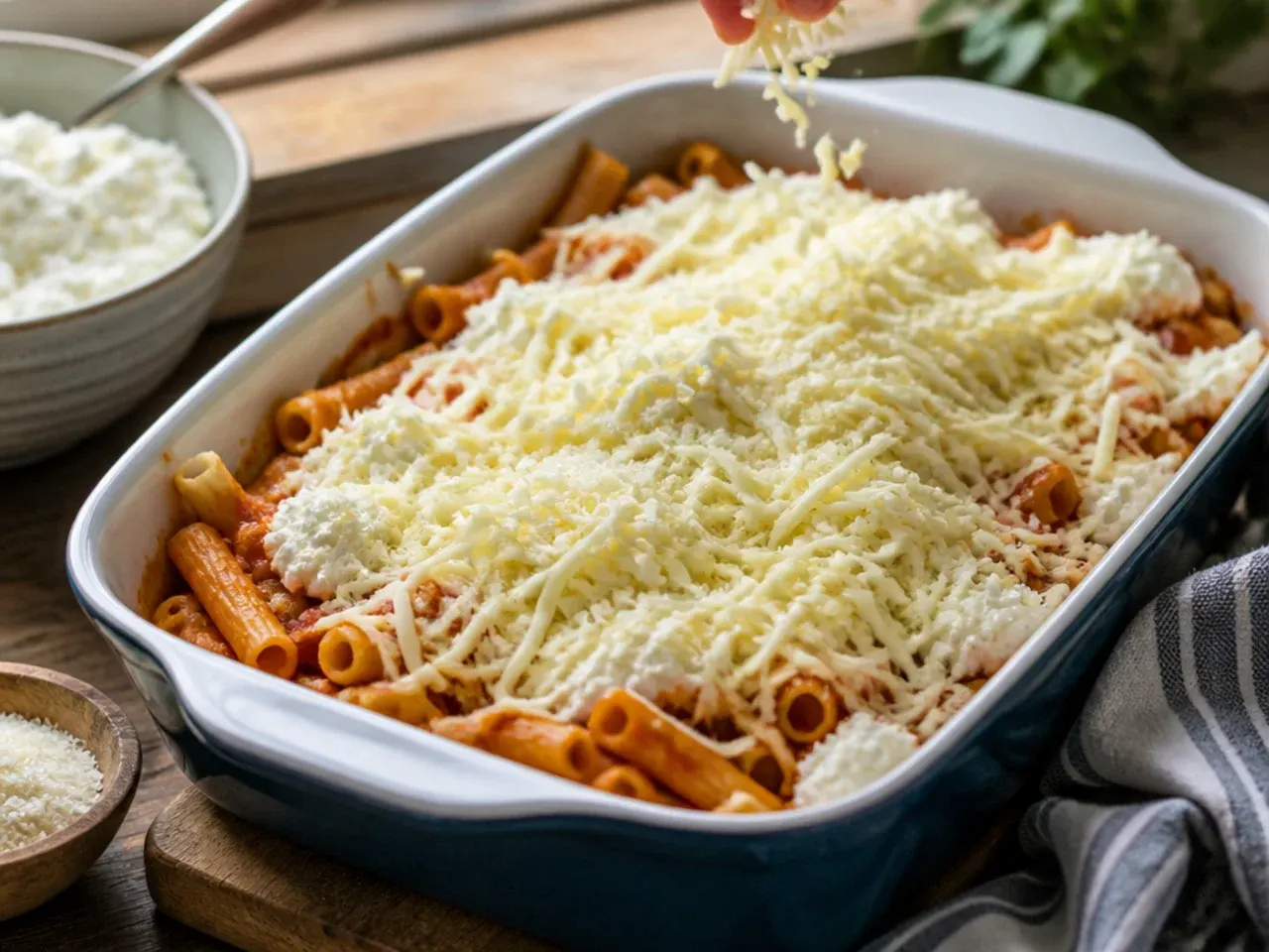easy baked ziti with ricotta recipe step 6