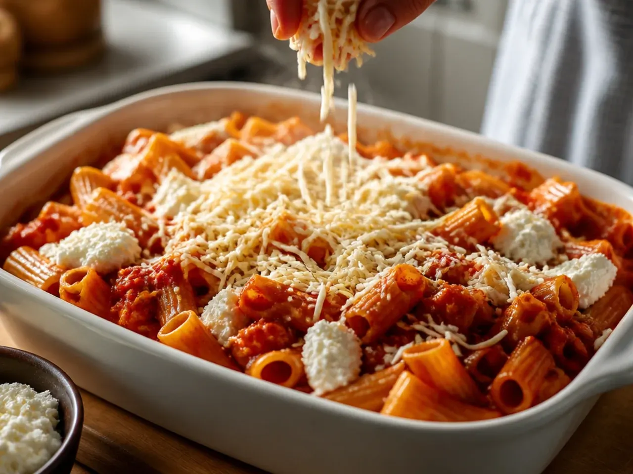 easy baked ziti recipe step 5