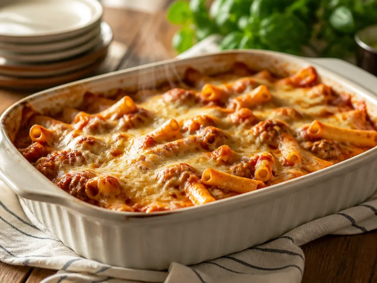 easy baked ziti recipe step 6