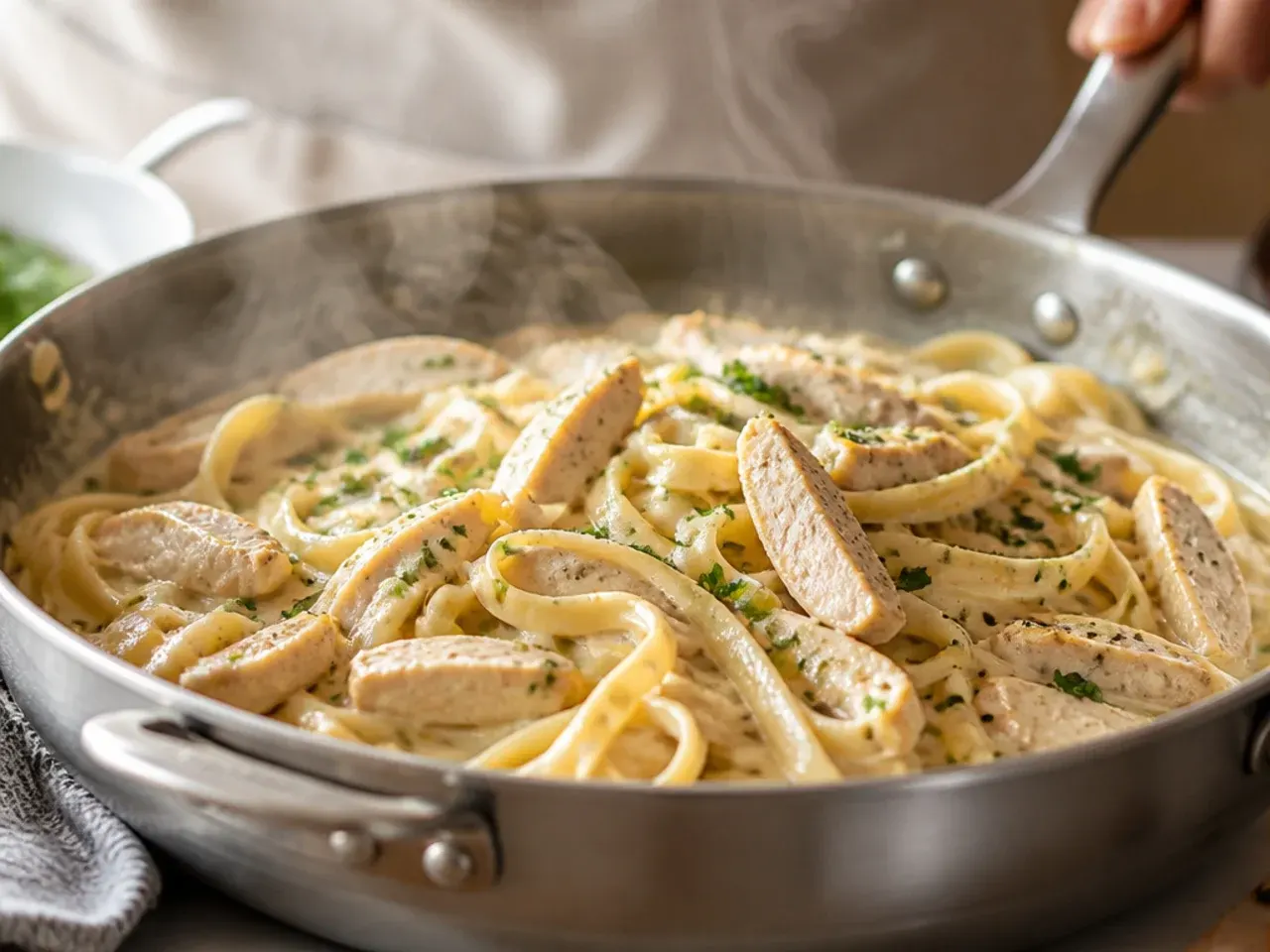 easy chicken alfredo recipe recipe step 3
