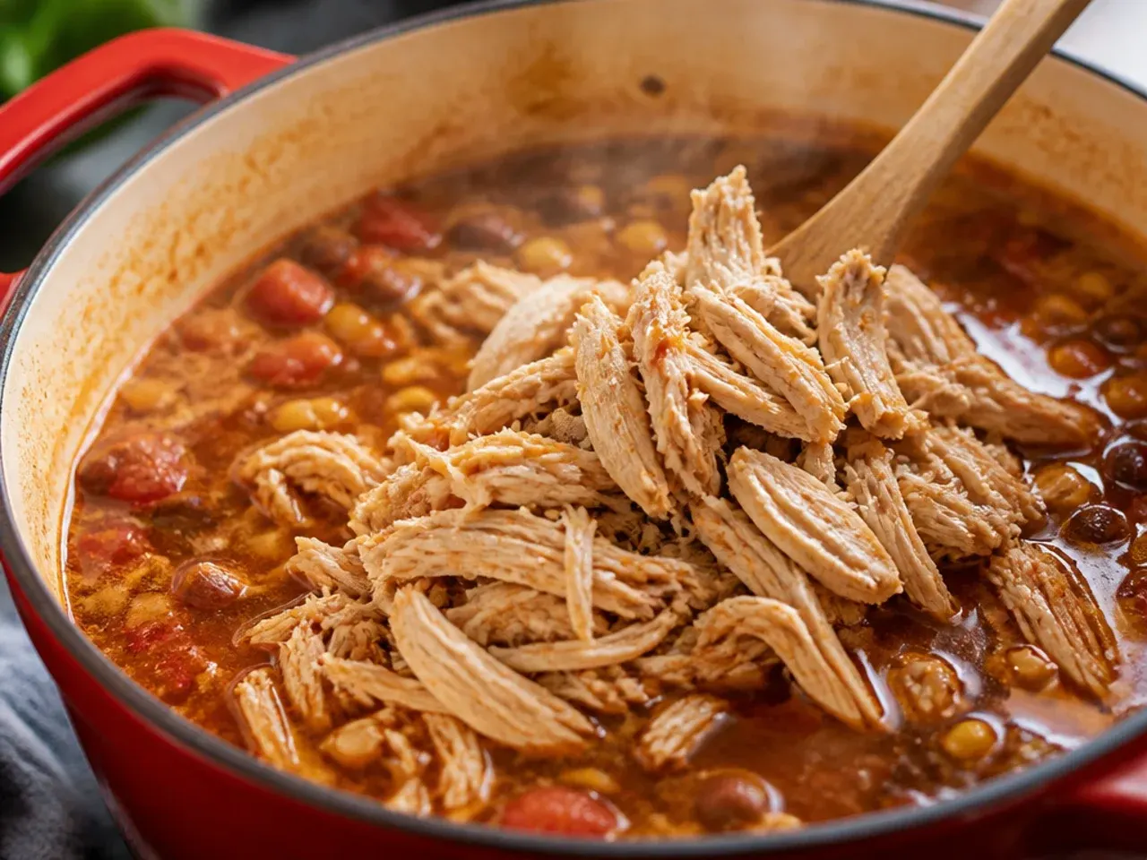 easy chicken tortilla soup recipe step 5