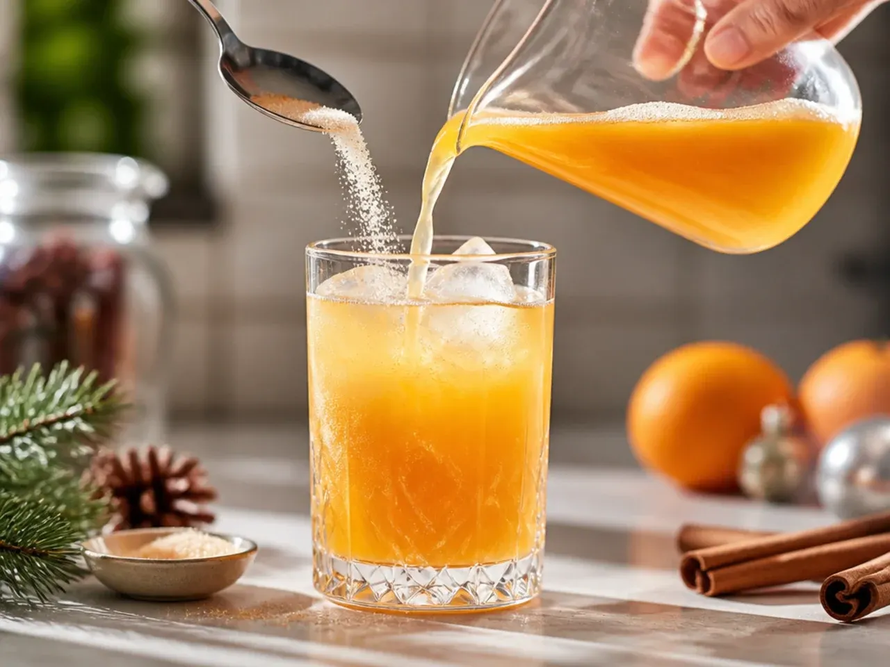 easy christmas drinks recipe step 2