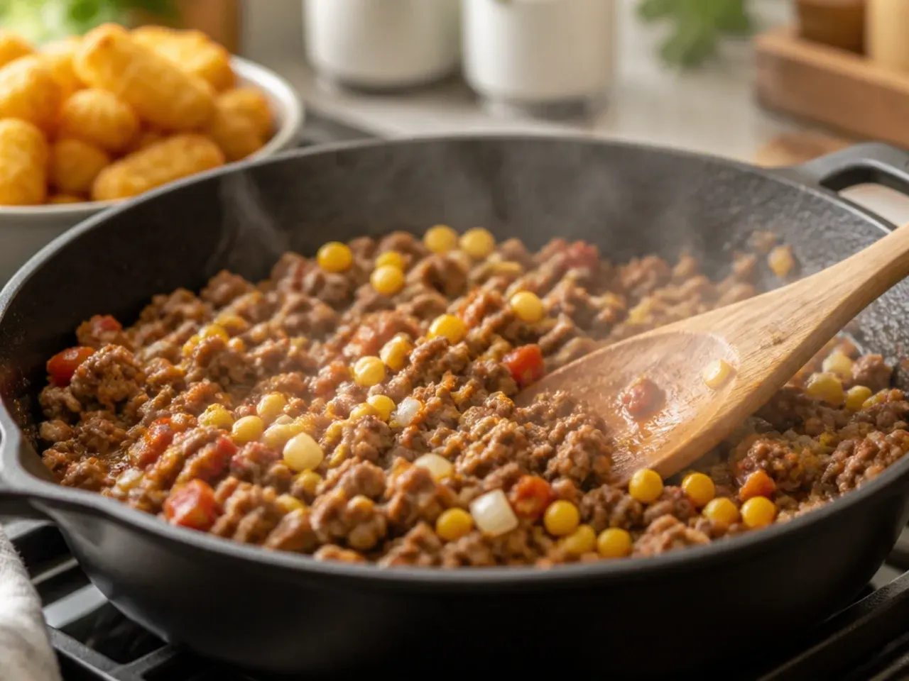 easy cowboy casserole recipe recipe step 4