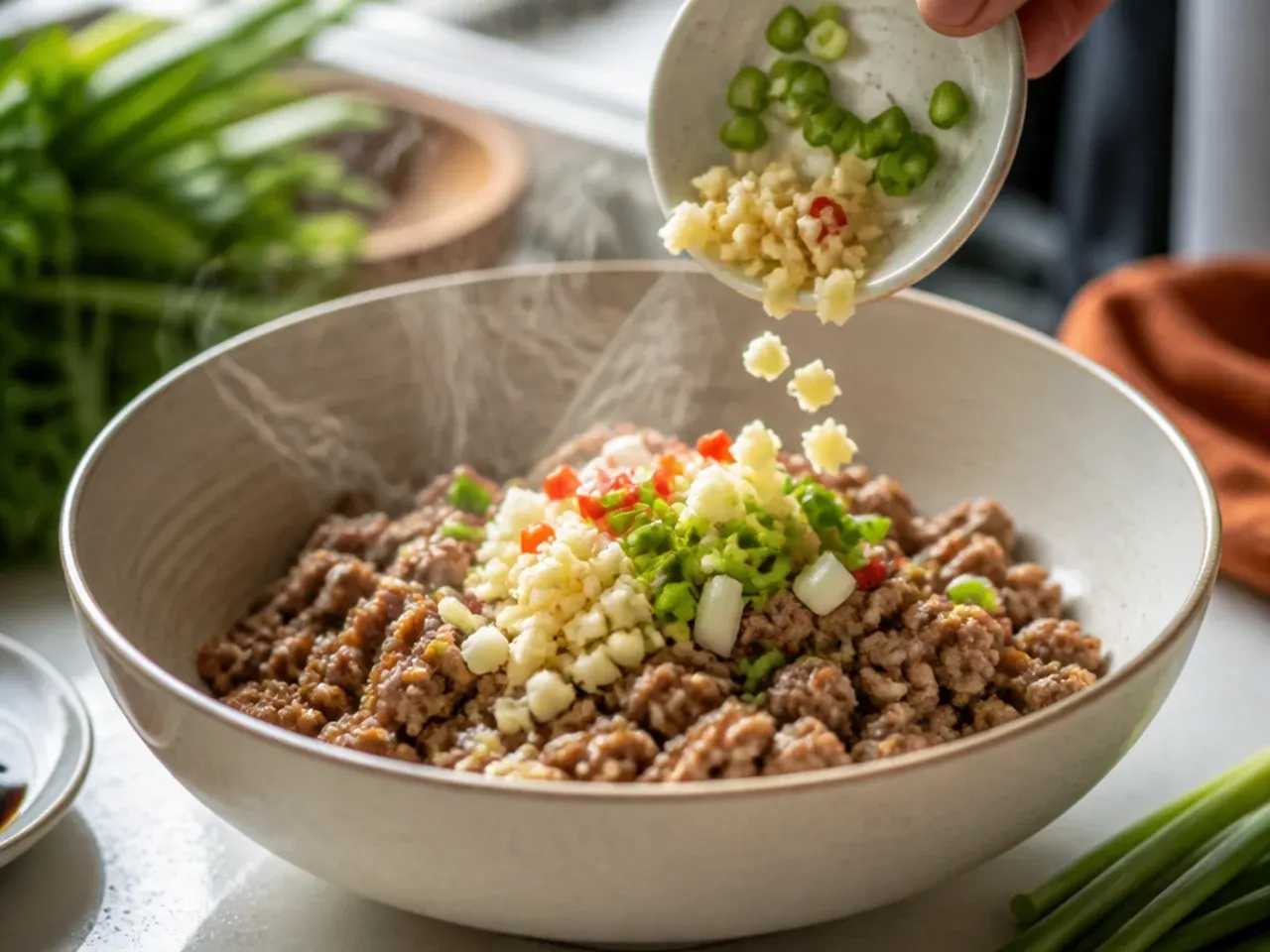 easy egg roll in a bowl recipe step 4