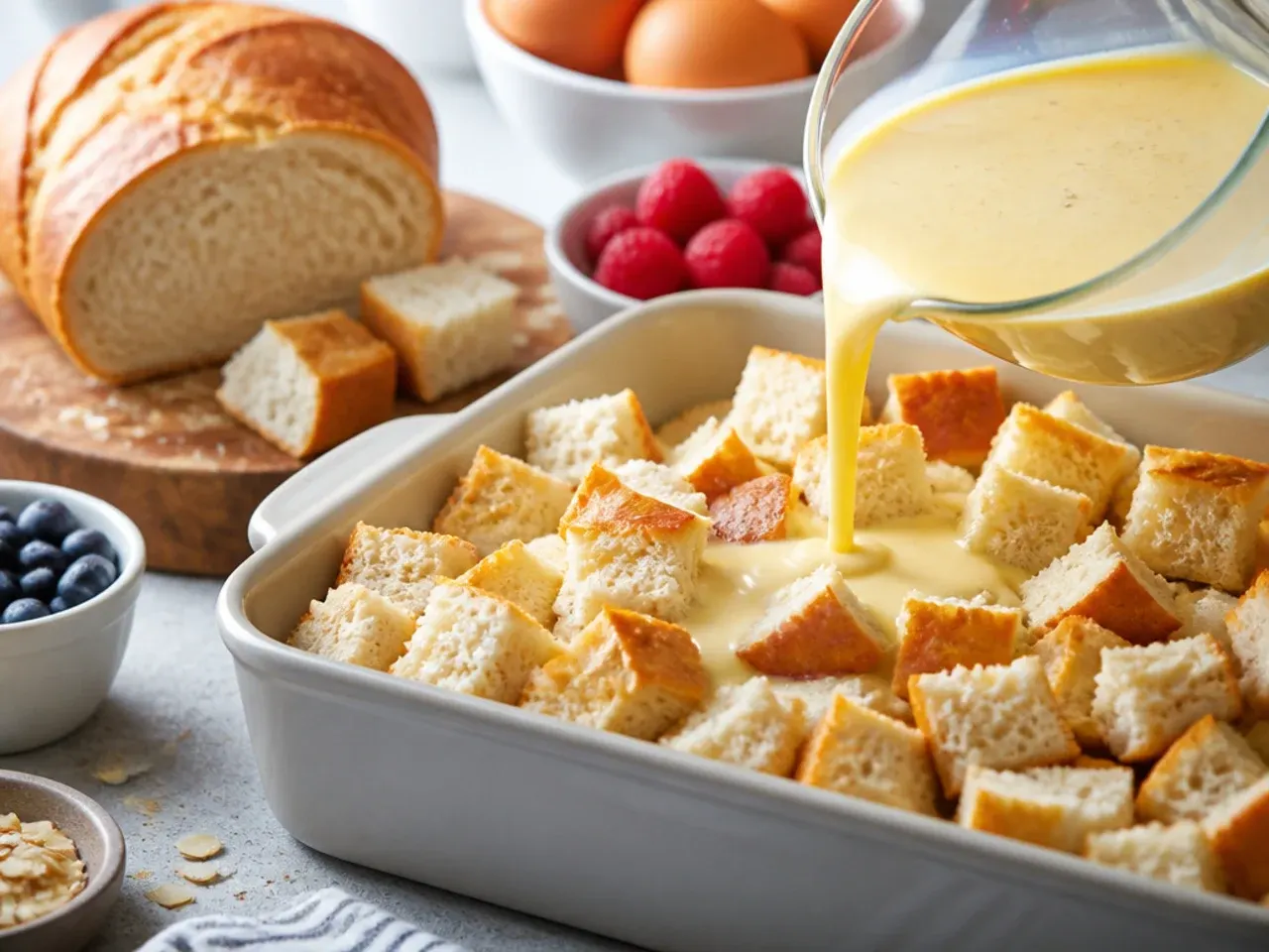easy french toast casserole recipe step 1