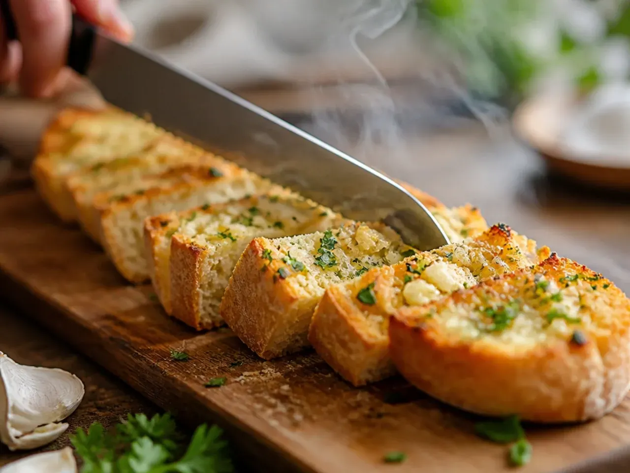 easy garlic bread recipe recipe step 7