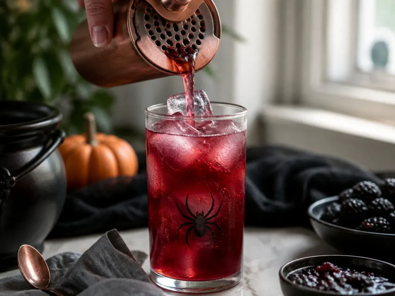 easy halloween drinks recipe step 2