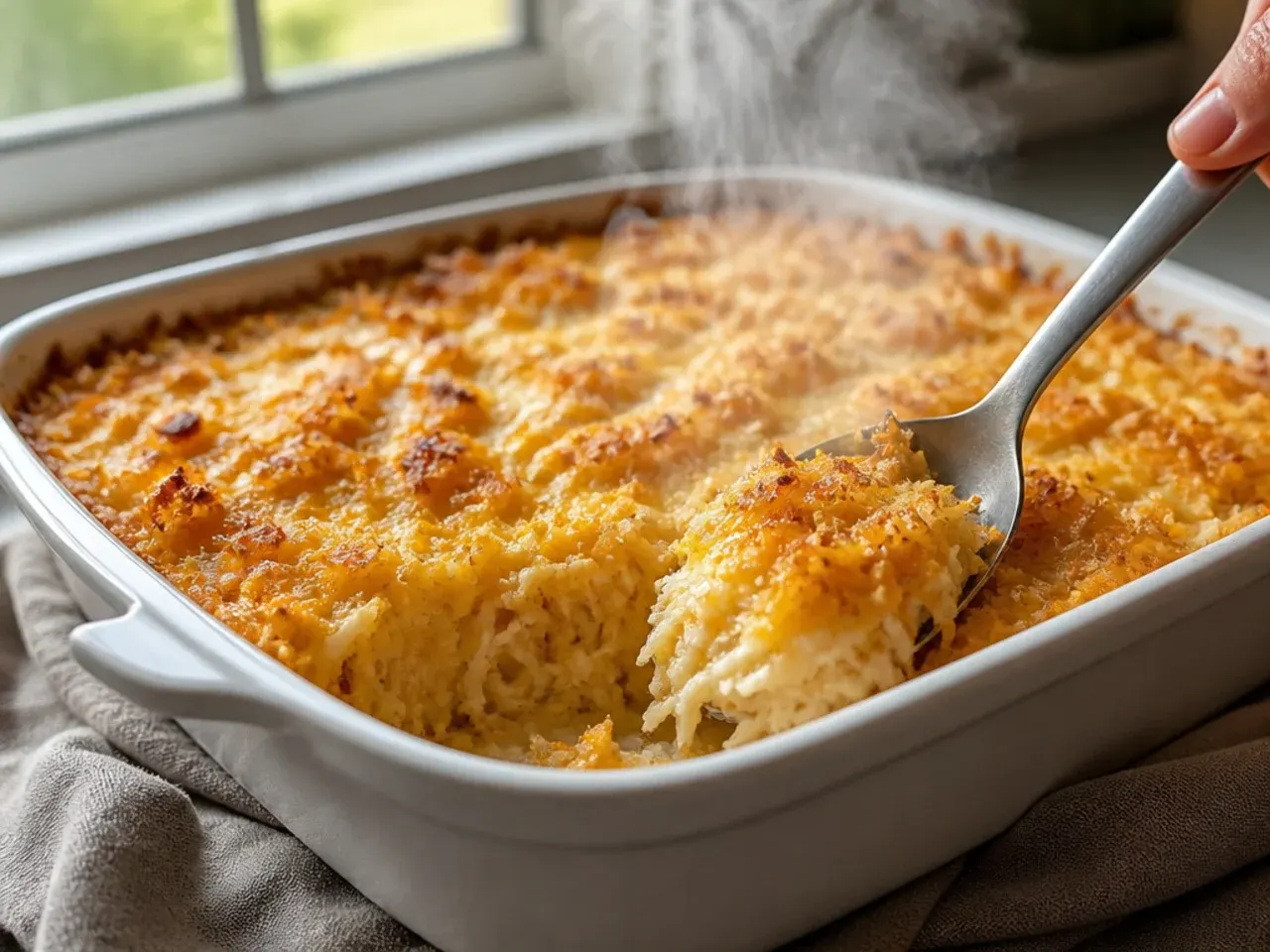 easy hashbrown casserole recipe step 21