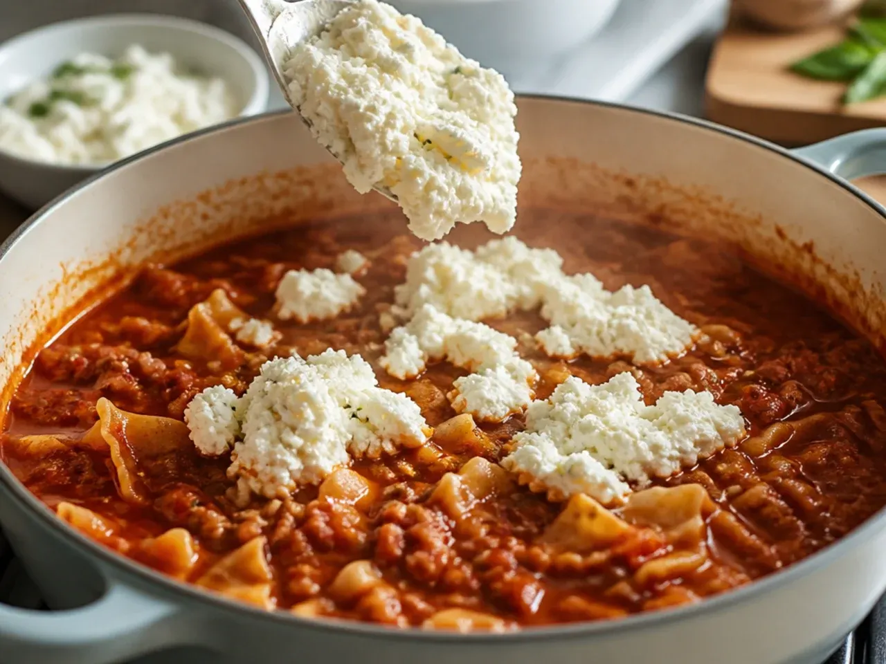easy lasagna soup recipe step 6