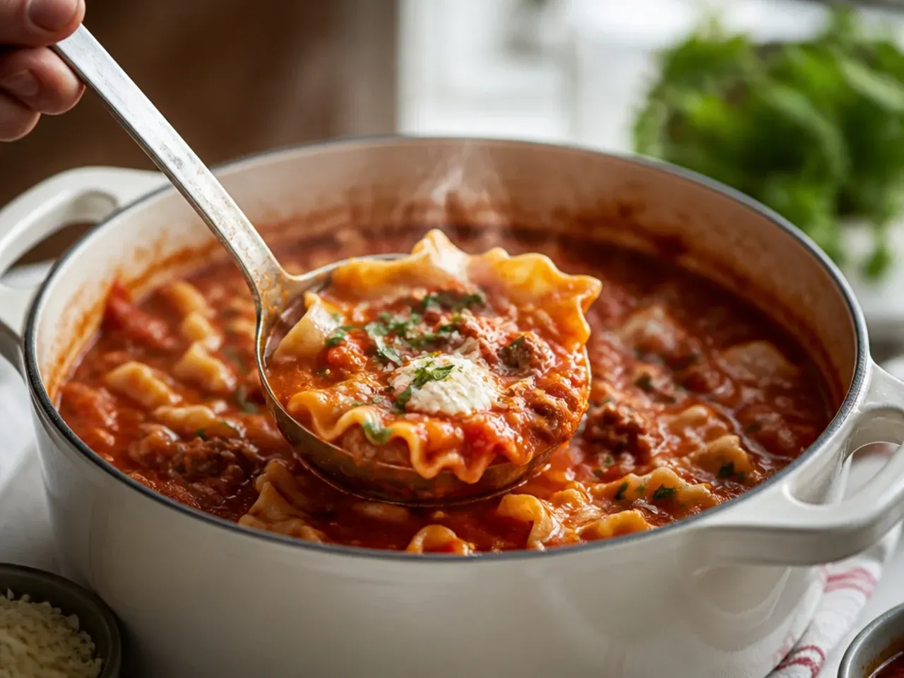 easy lasagna soup recipe step 7