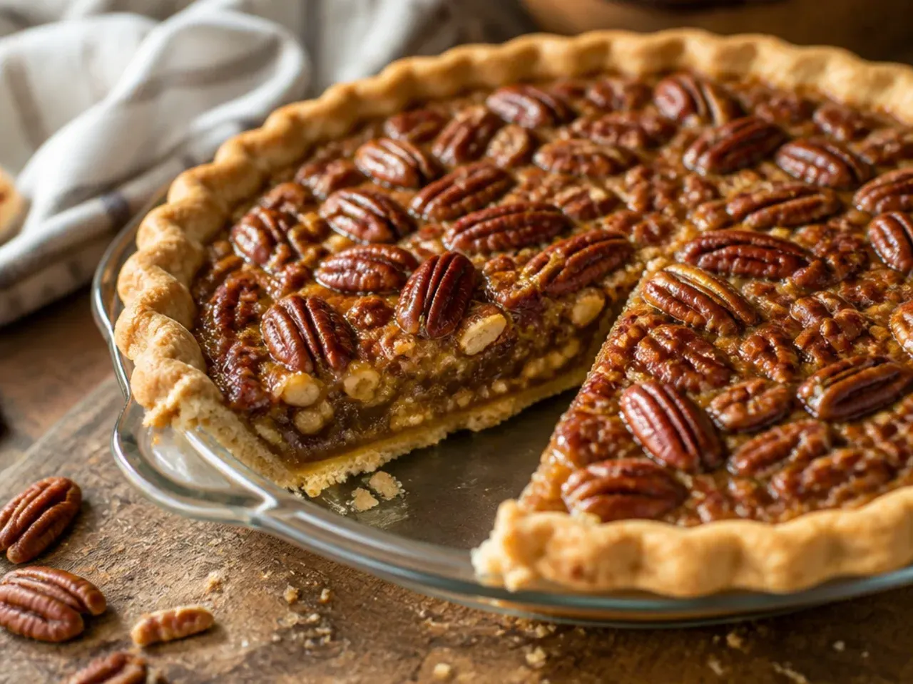 easy pecan pie recipe recipe step 7