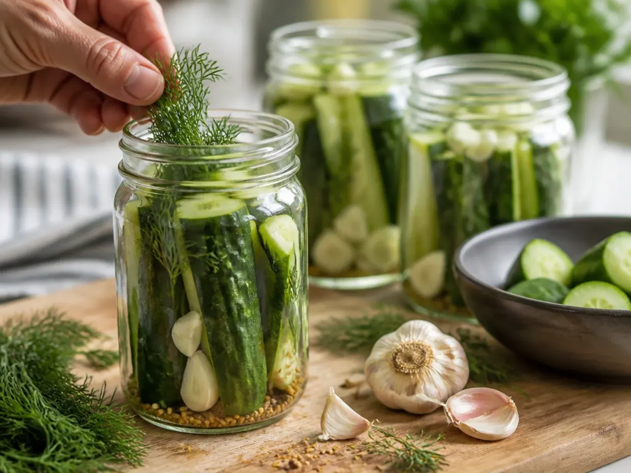 easy refrigerator pickles dill recipe step 2