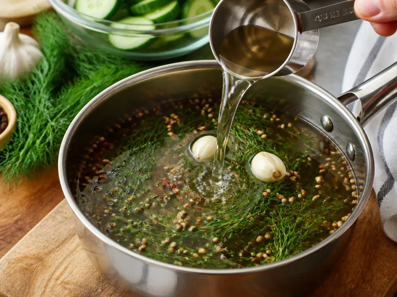 easy refrigerator pickles dill recipe step 3