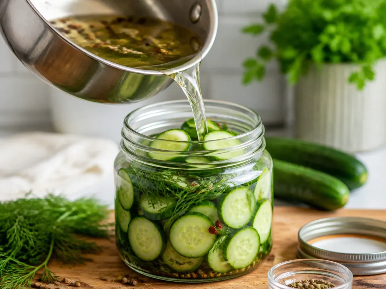 easy refrigerator pickles dill recipe step 4