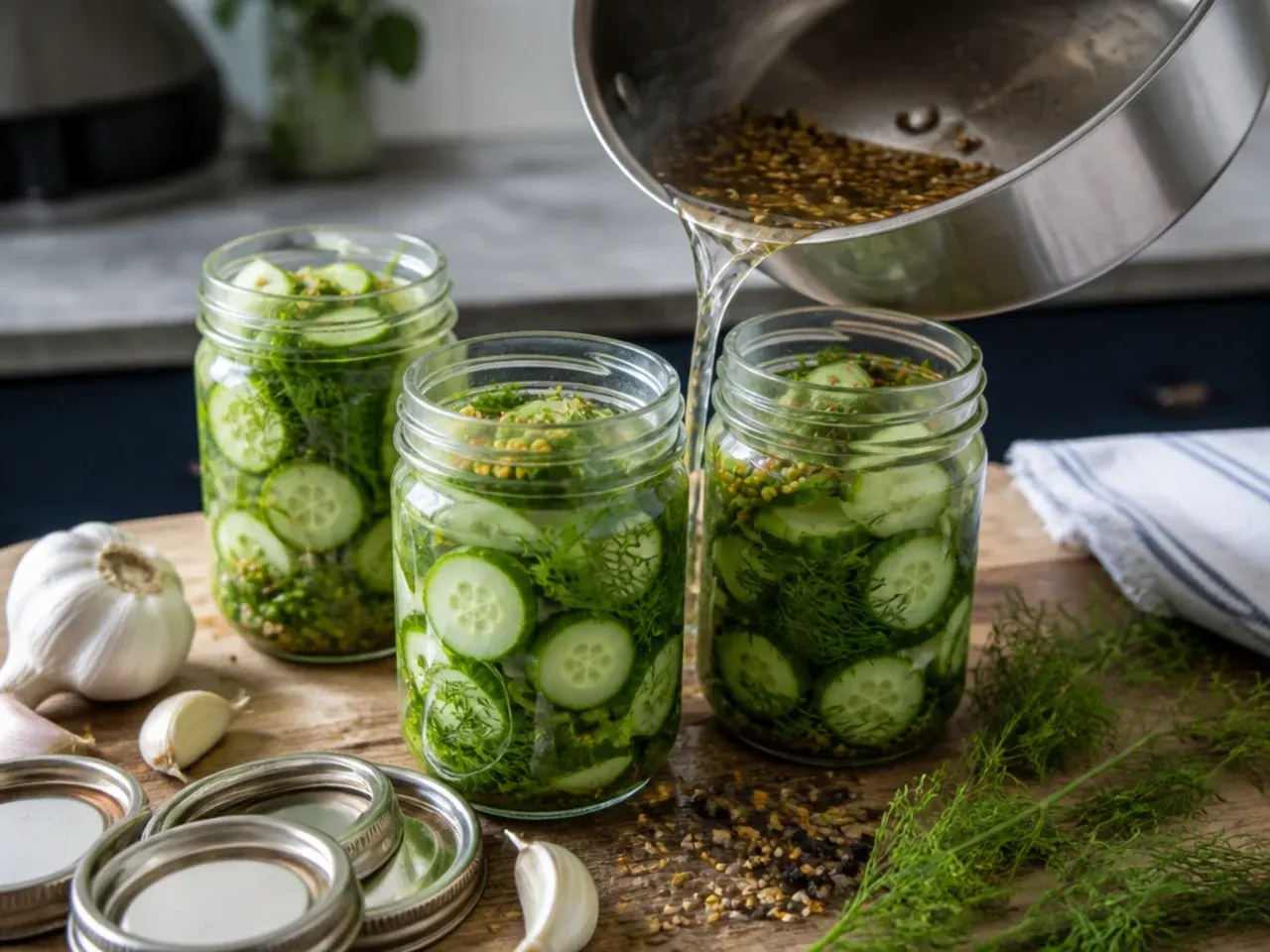 easy refrigerator pickles dill recipe step 5