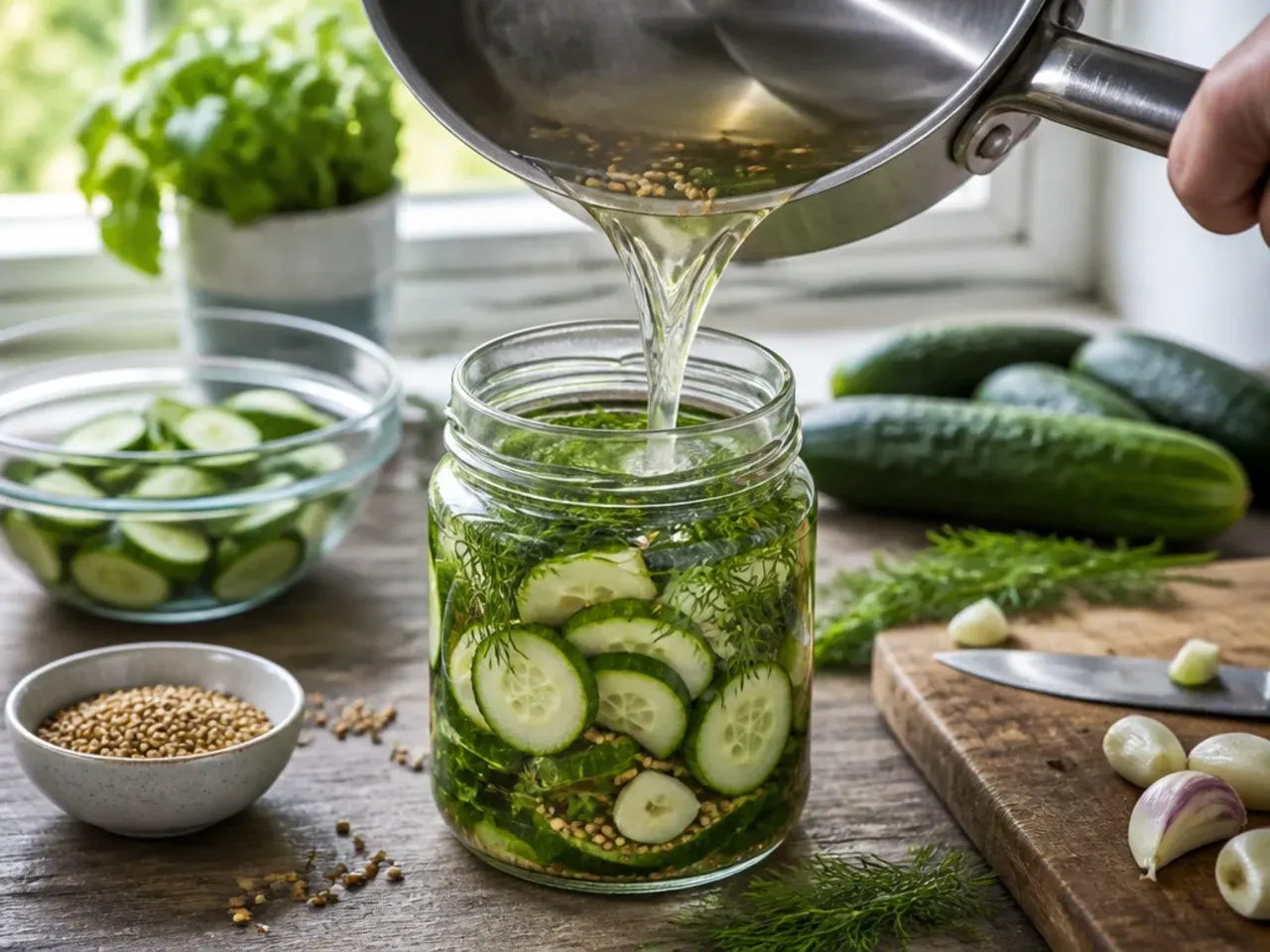 easy refrigerator pickles dill recipe step 6